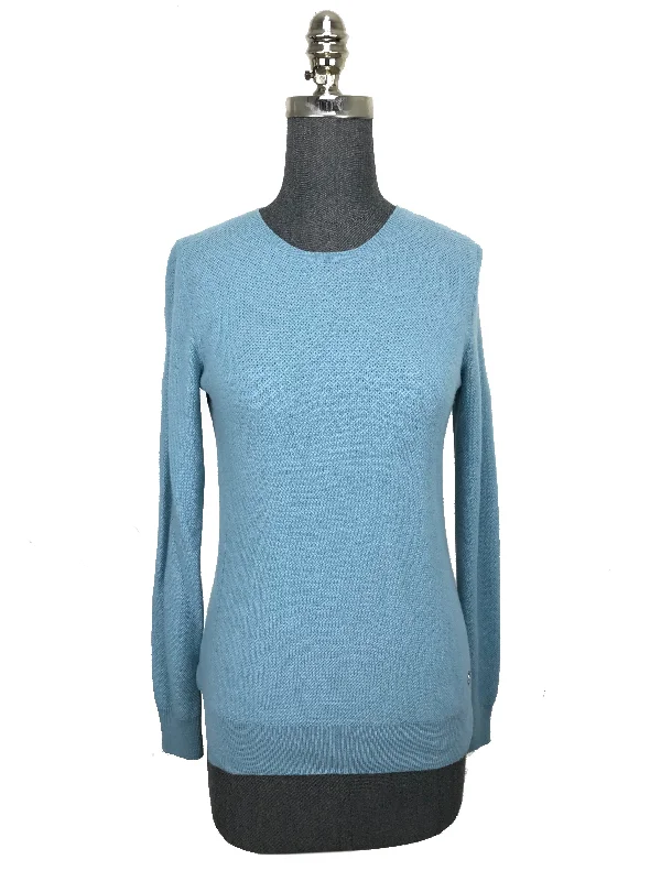 Loro Piana Baby Cashmere Girocollo Light Dream Sweater Size S NEW Cable Knit Ribbed Knit Lace Knit