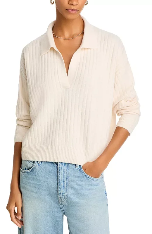 French Connection - Vhari Collared Jumper Long Sweater Short Sweater Cropped Sweater