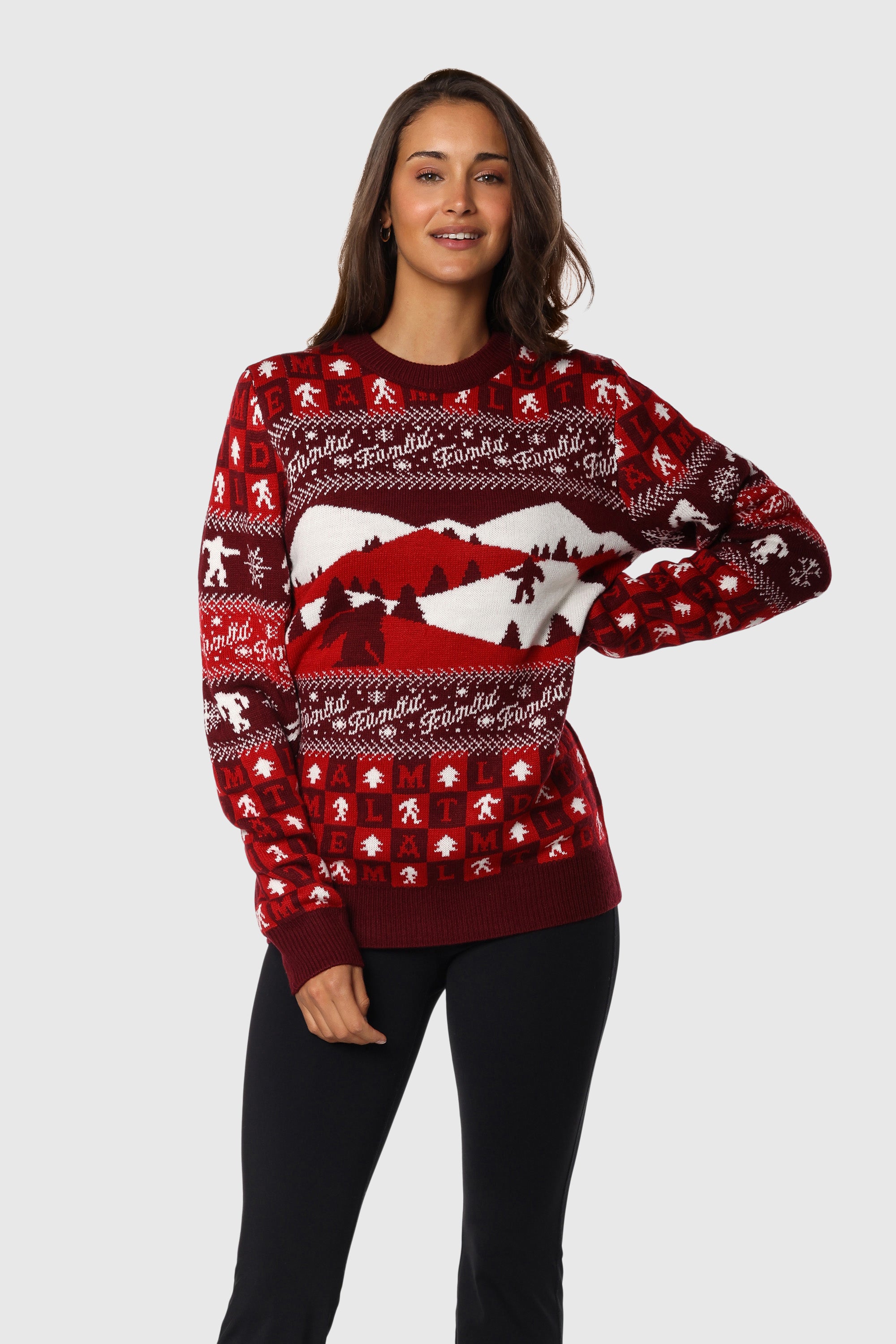 Yeti Party Sweater Spandex Rayon Corduroy