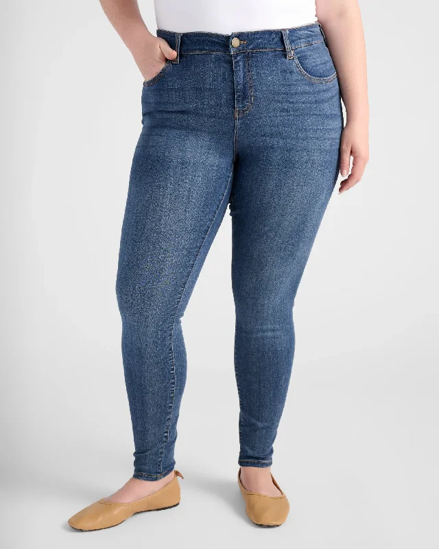 Abby Skinny Jeans Casual Straight-Leg Jeans