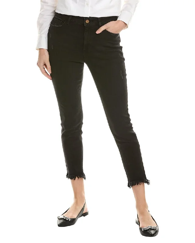 Dl1961 Farrow Montgomery High-Rise Cropped Skinny Jean Cozy Relaxed Fit Denim Jeans