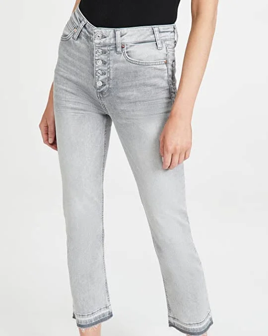 "Cindy Crop" Jeans Elegant Bootcut Fit Jeans