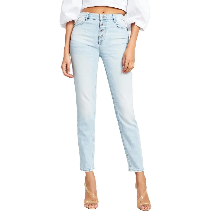 Guess Womens Distressed Denim Skinny Jeans Stylish Stone-Wash Denim Jeans