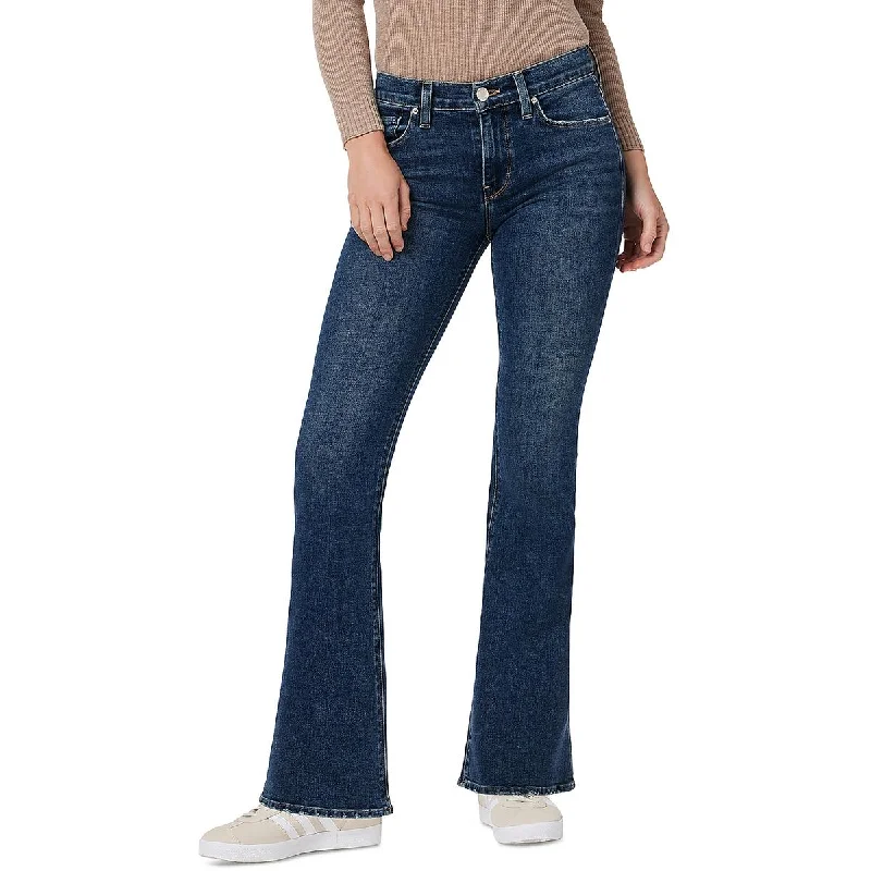 Hudson Womens High Rise Solid Bootcut Jeans Casual High-Waisted Bootcut Jeans