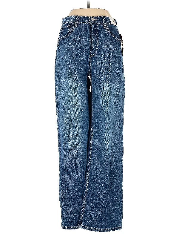 Jeans Stylish Paperbag Waist Denim