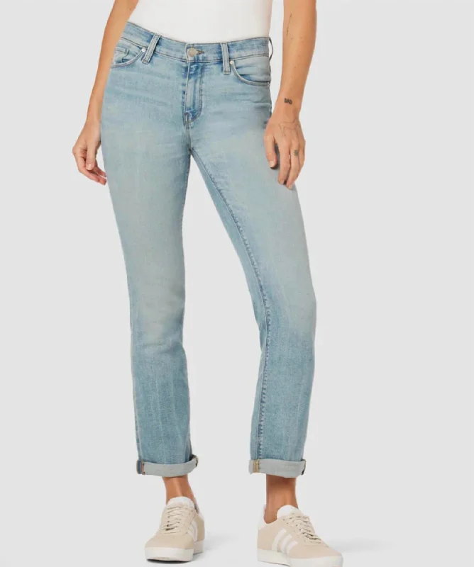 Nico Mid-Rise Straight Ankle Jean In Glory Days Chic Vintage-Inspired Denim Jeans