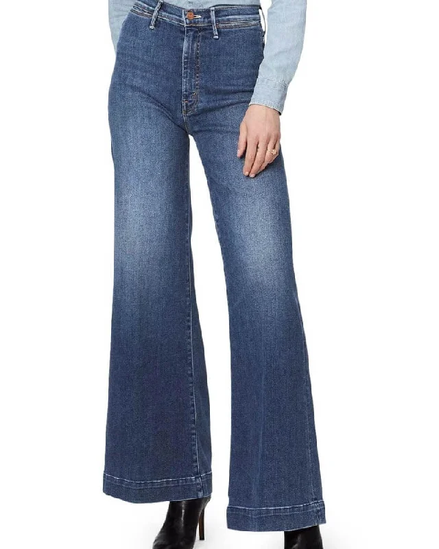 "The Swooner Roller" Jeans Elegant Dark-Wash Bootcut Jeans