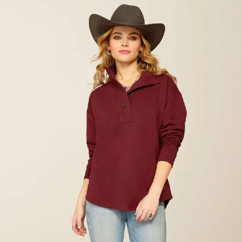Ariat 10052417 Women's Hometown Sweatshirt Hoodie with Double Zipper Versatile Adjustable Ariat 10052417 Women's Hometown Sweatshirt Hoodie with Double Zipper Versatile Adjustable