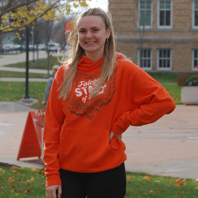 BG Memories Falcon State of Mind Hoodie Hoodie with Neon Bright Vibrant