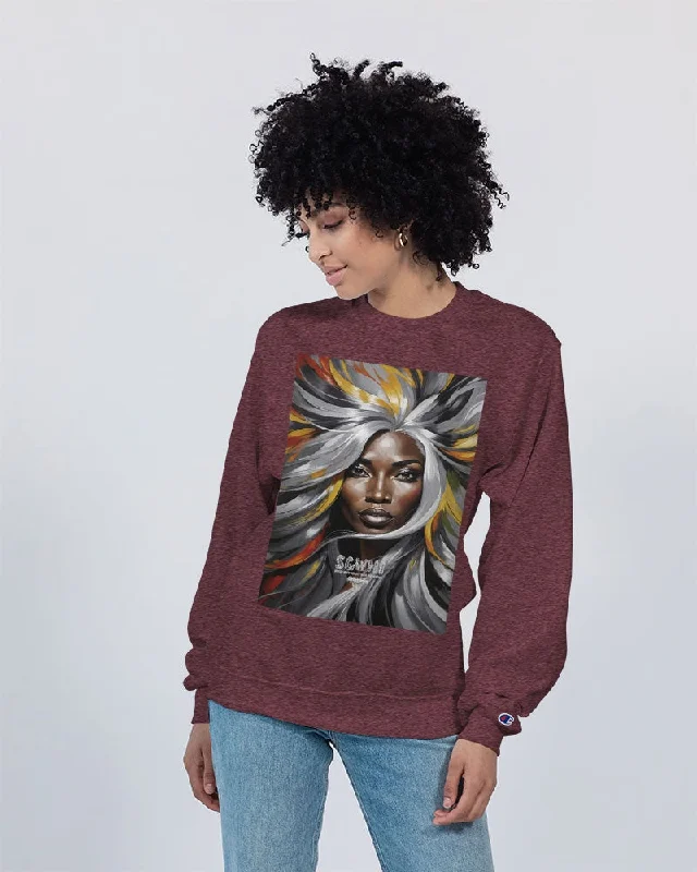 Black Sister Collection [Part 1 ] Unisex Sweatshirt | Champion Hoodie with Thumb Holes Functional Cozy