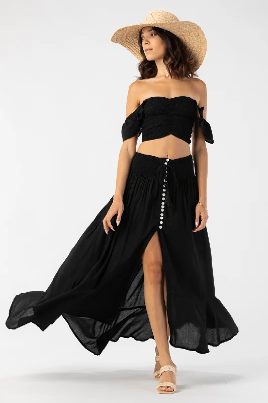 Dakota Skirt button skirt front