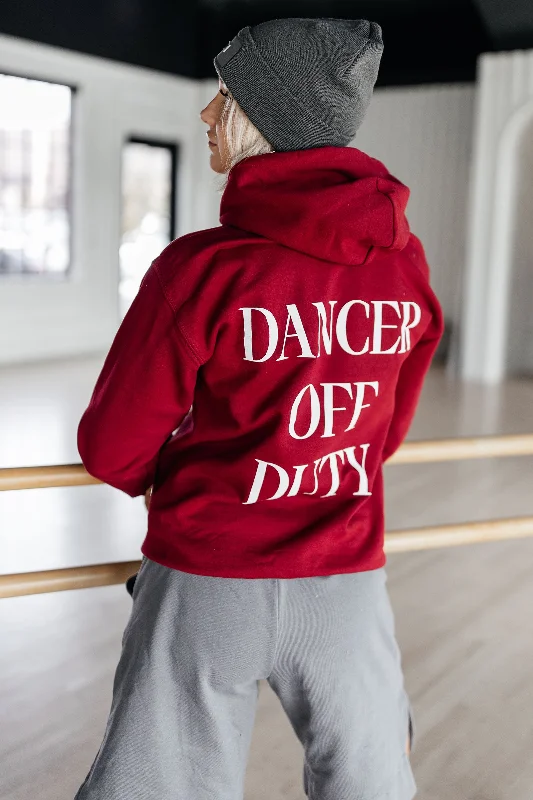 Dancer Off Duty Hoodie Hoodie with Strings Custom Fit Adjustable