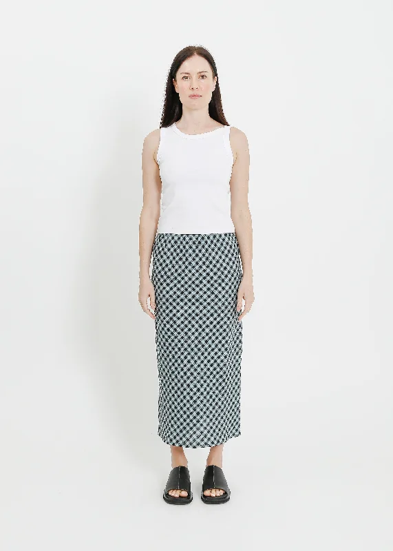 GEORGIA SKIRT / BLACK-ICE cashmere skirt soft