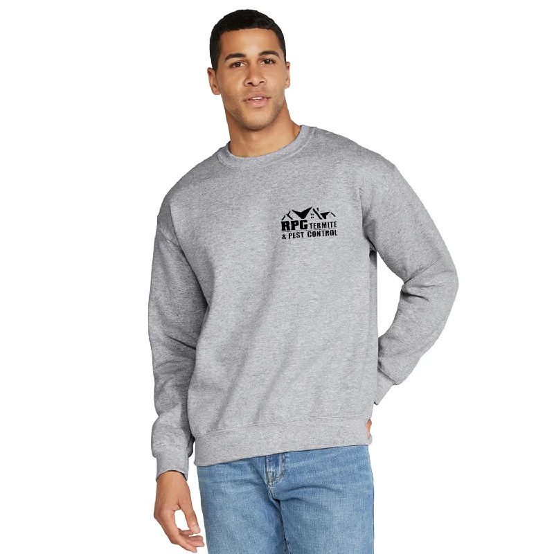 Gildan Adult Dryblend Crewneck Sweatshirt, Full Color Hoodie with Full-Zip Functional Layering Gildan Adult Dryblend Crewneck Sweatshirt, Full Color Hoodie with Full-Zip Functional Layering