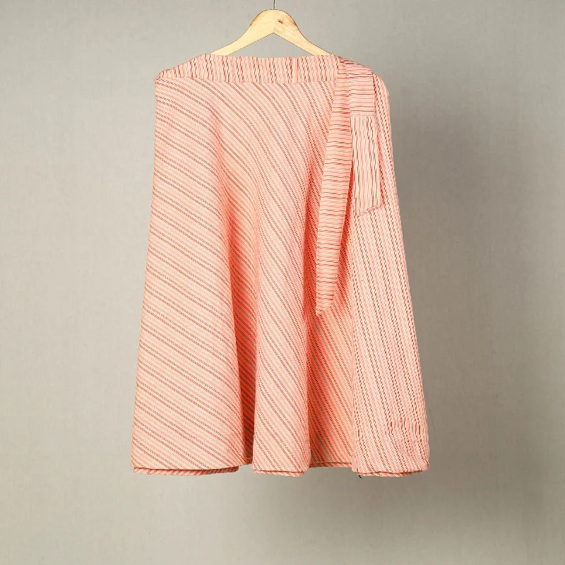 Peach - Jhiri Handloom Cotton Wrap Around Plain Skirt 04 cotton skirt soft