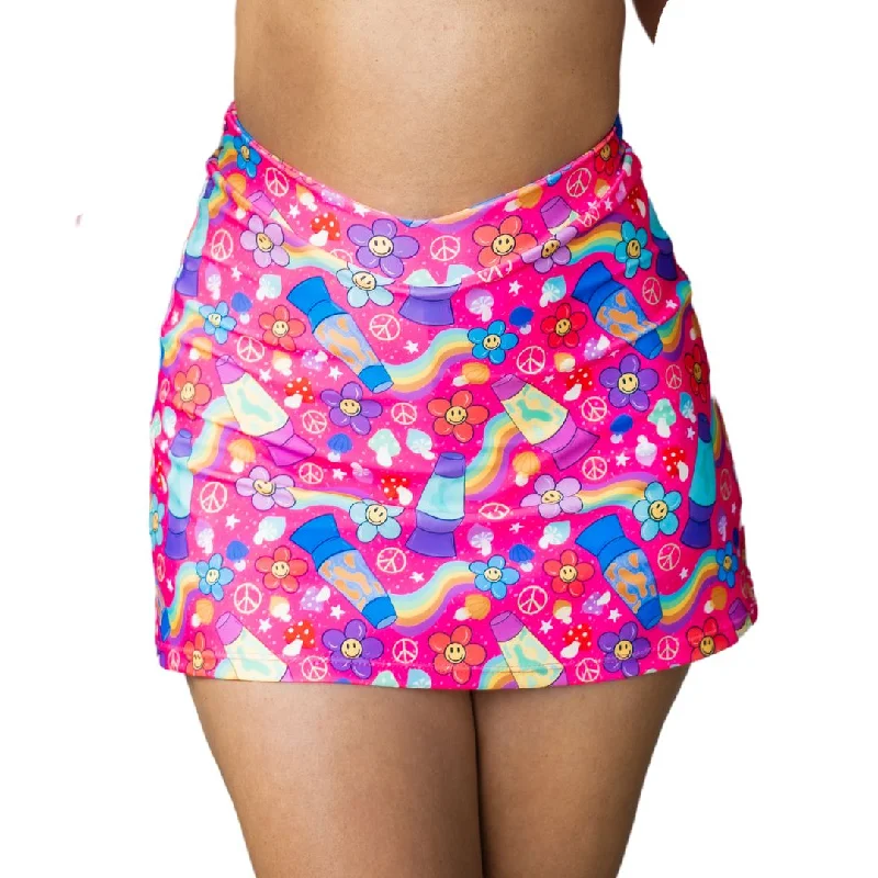 Lava Lamp Life Skort lace skirt intricate