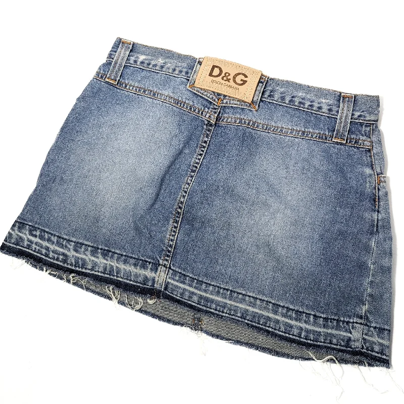 Dolce & Gabbana jeans mini skirt - S cashmere skirt fine