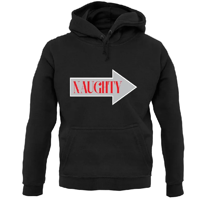 Naughty Arrow Unisex Hoodie Hoodie with Velcro Closure Adjustable Secure