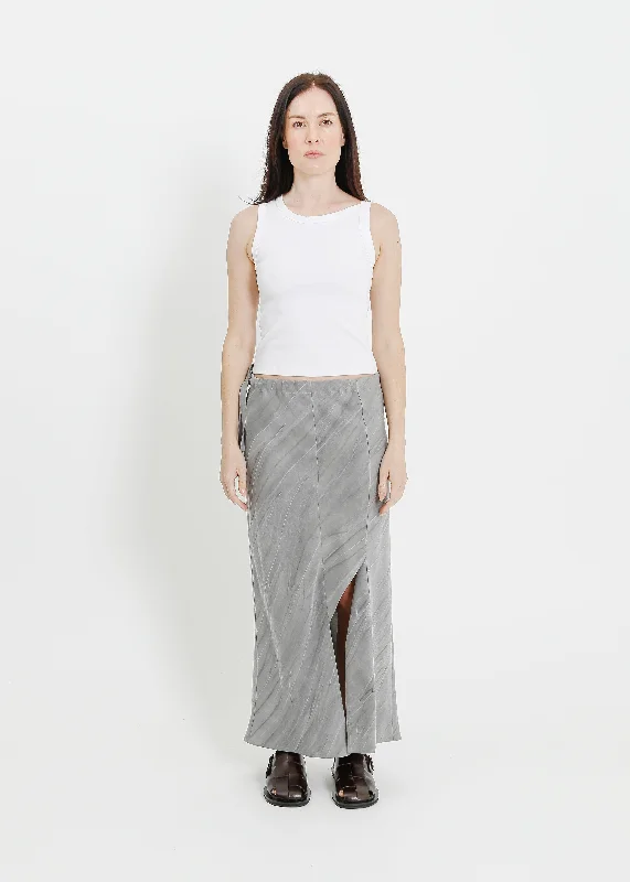 NEVADA SKIRT / GREY lace skirt intricate