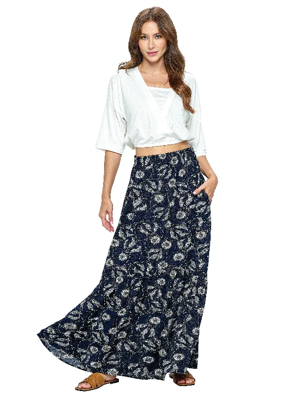 Skirt Floral Dreamcatcher Loose Fit high waist skirt