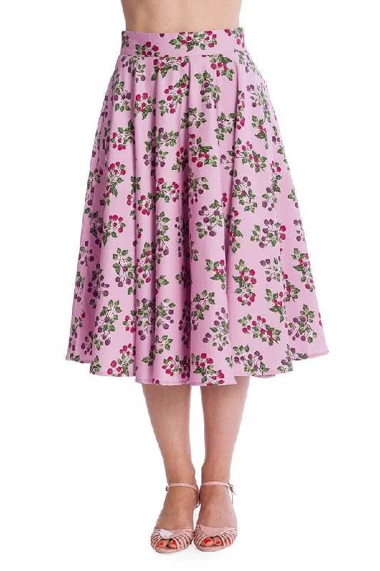 Summer Berry Skirt cashmere skirt fine