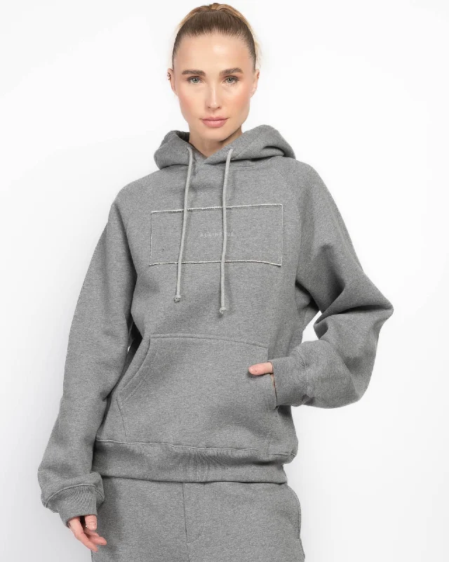 Classic Hoodie Hoodie with Zipper Placket Modern Functional