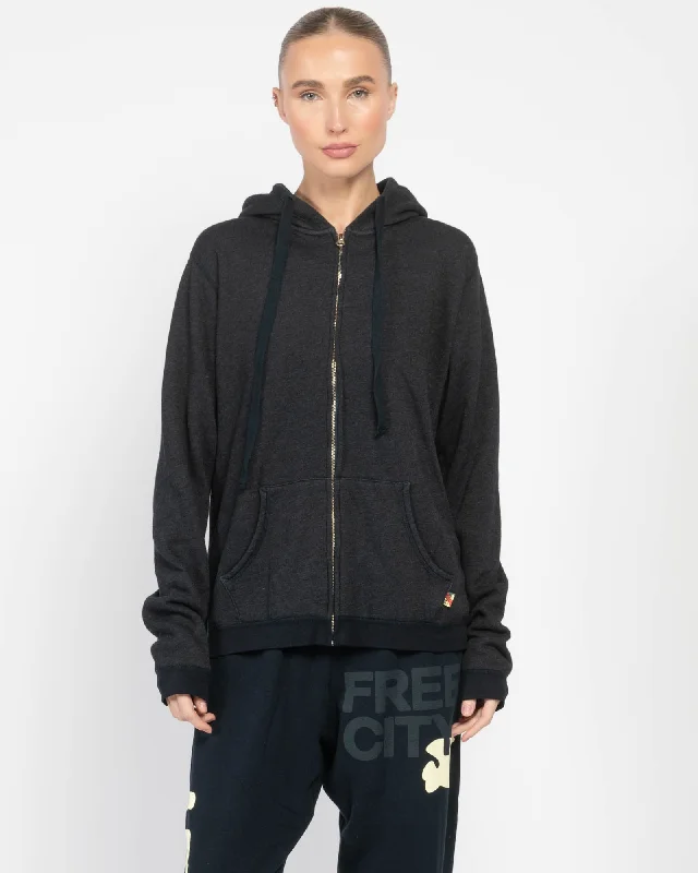 Circa' 99 Fluff Zip Hoodie Hoodie with Hem Drawcord Adjustable Customizable