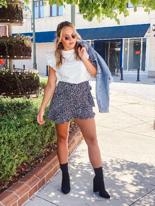 Total Confidence Mini Skort cashmere skirt soft