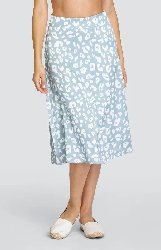 Winslow 28" Skirt - Spotted - FINAL SALE linen skirt breathable