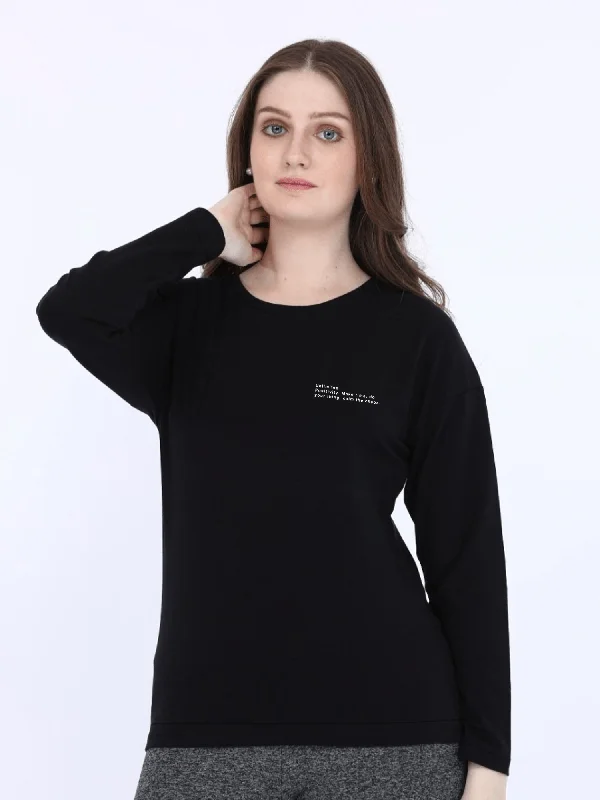 WOMEN'S DREAM SOFT DROP SHOULDERS SWEATSHIRT Hoodie with Hem Elastic Stretchable Comfortable