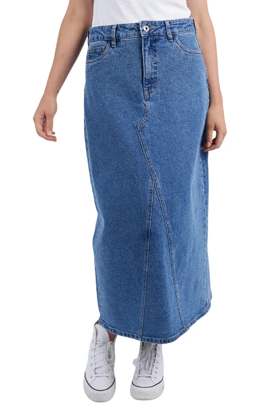 ZOE MIDI DENIM SKIRT - 81D1350 corduroy skirt comfortable